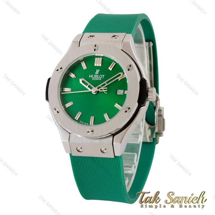 ساعت هابلوت زنانه سبز قاب سیلور Hublot-5189-L